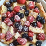 Beeren-French-Toast-Auflauf