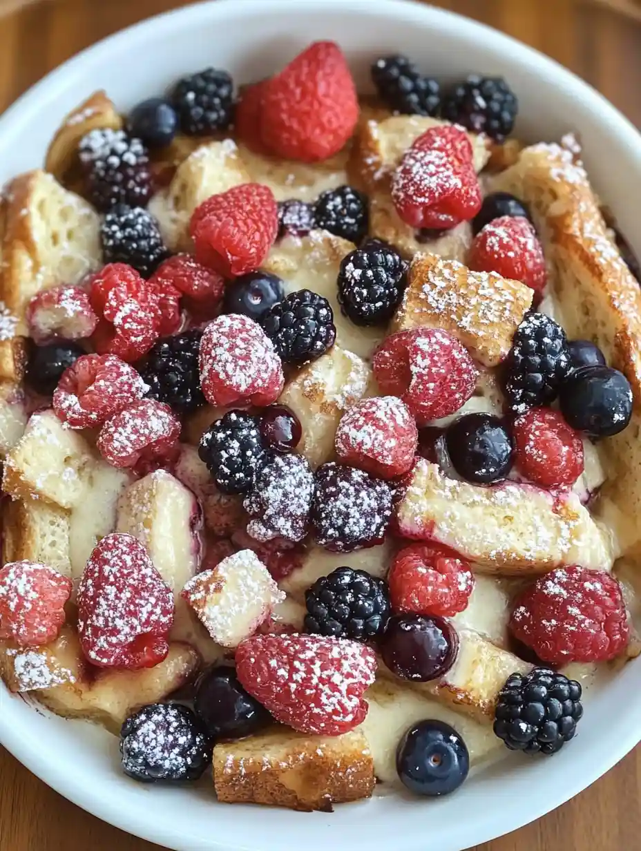 Beeren-French-Toast-Auflauf