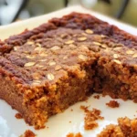 Einfacher Mehlfreier Haferflocken-Karottenkuchen