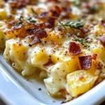 Käse-Kartoffel-Frühstücksauflauf