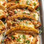 Mini Gebackene Hähnchen-Tacos
