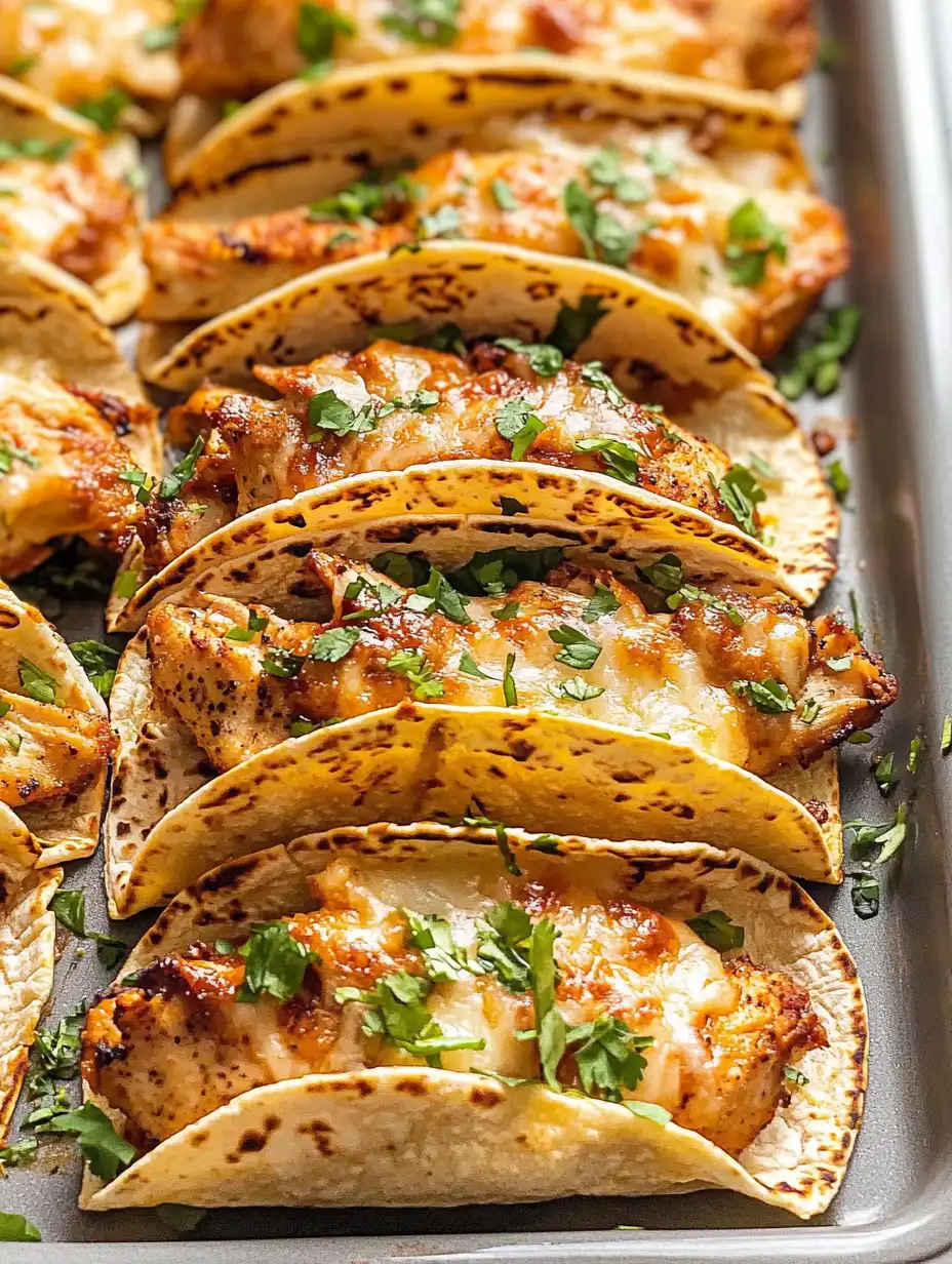 Mini Gebackene Hähnchen-Tacos