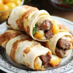Rindfleisch-Frühstückswraps