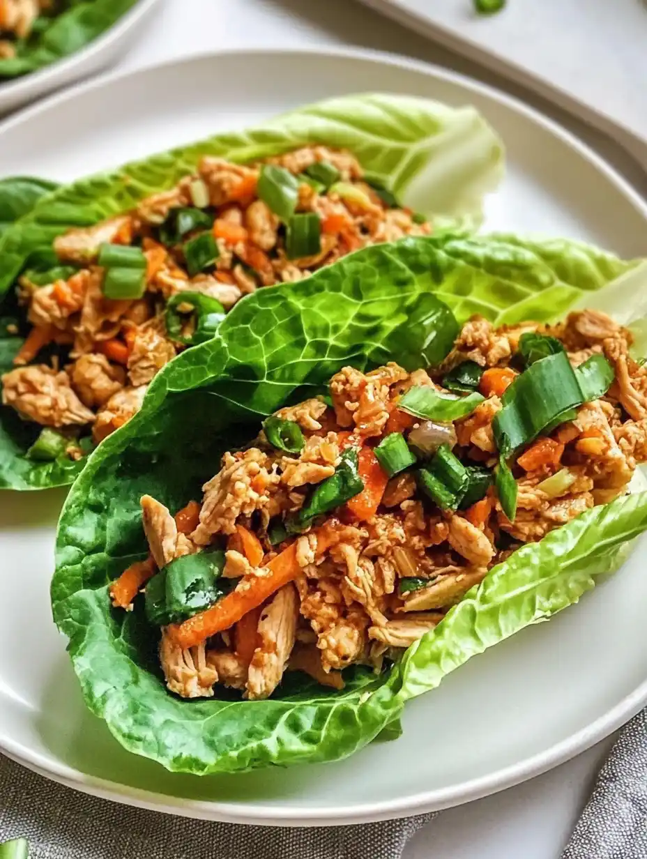 Thai-Hähnchen-Salatwraps