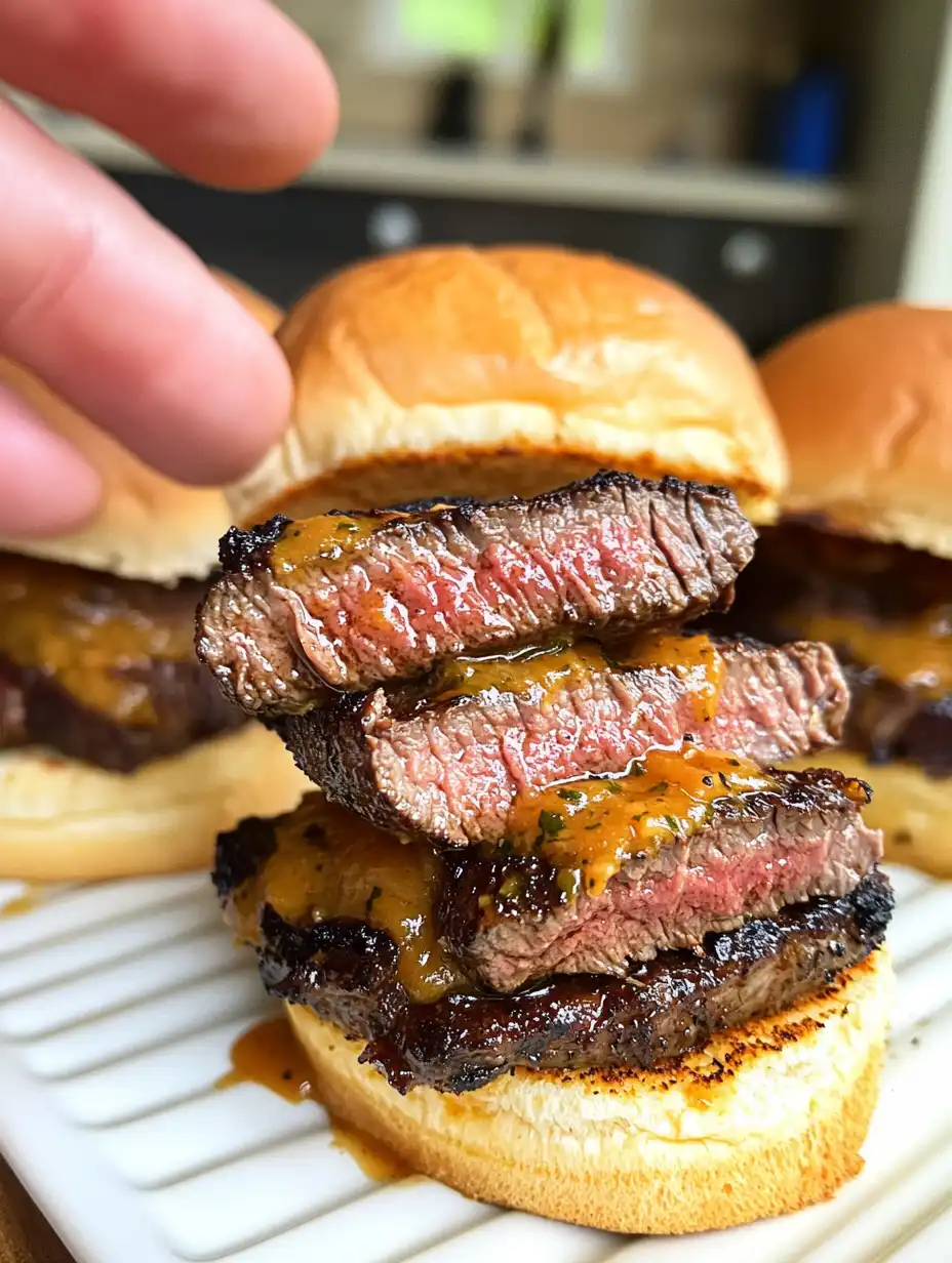 Cowboy Butter Steak Sliders