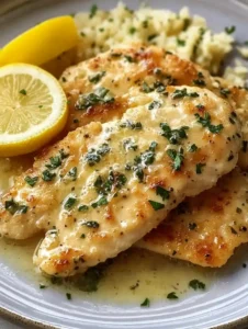 Hähnchen-Piccata mit Zitronensauce