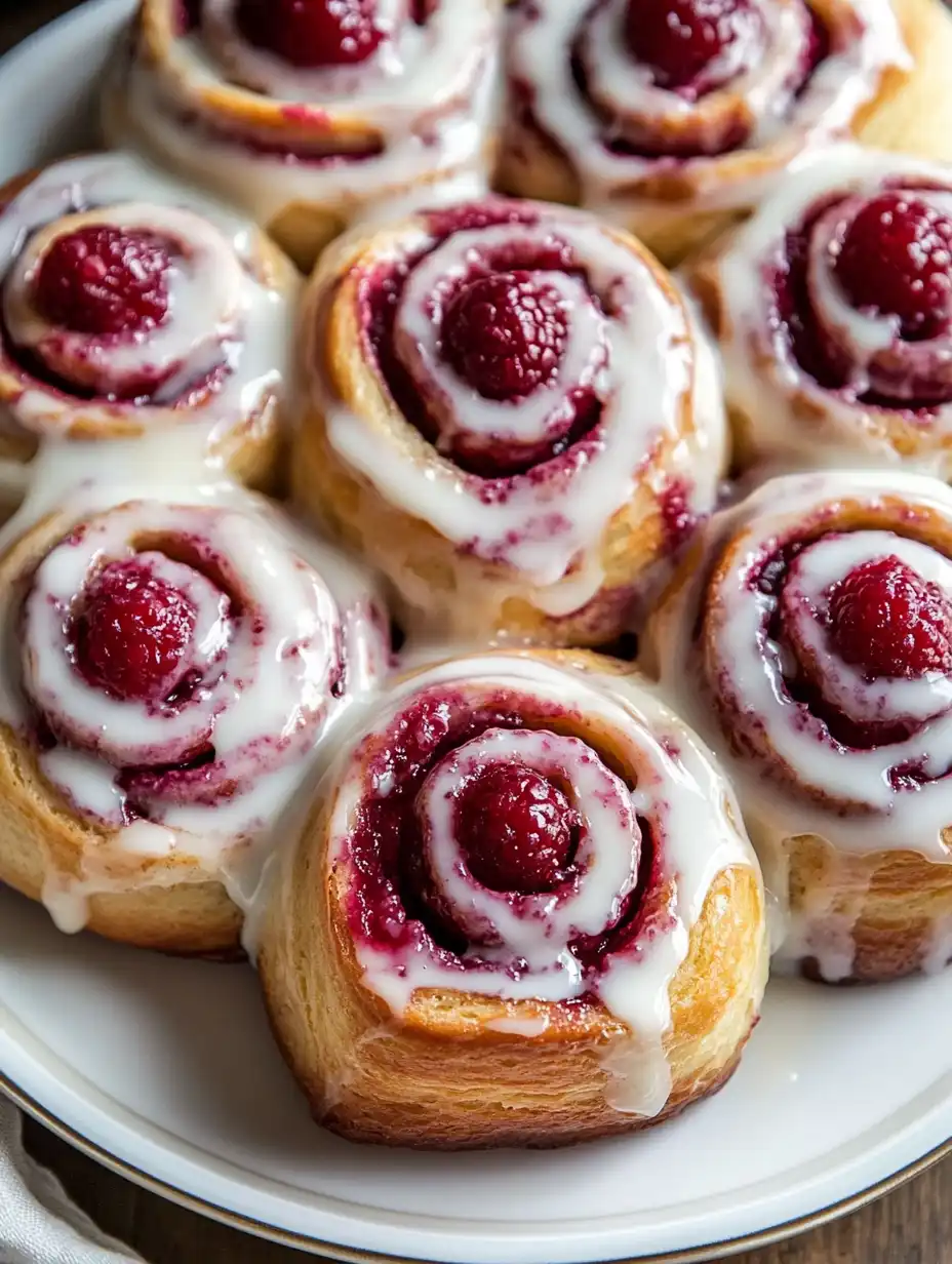 Himbeer-Zimtschnecken