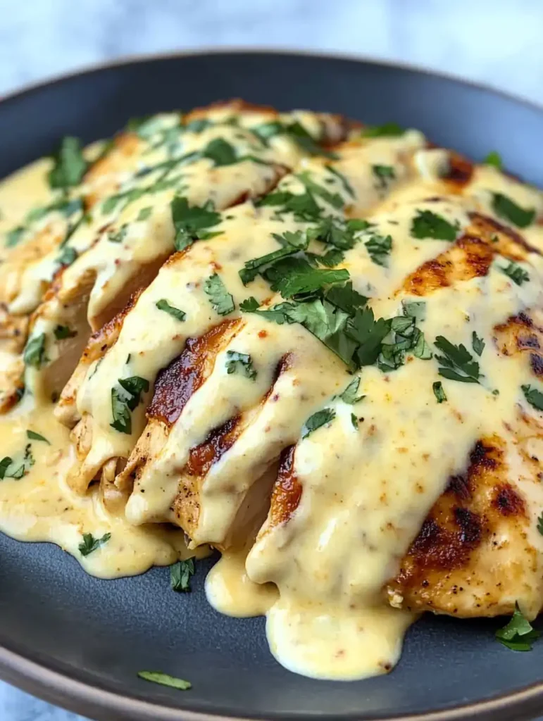 Mexikanisches Hähnchen mit Käsesoße