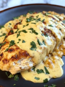 Mexikanisches Hähnchen mit Käsesoße