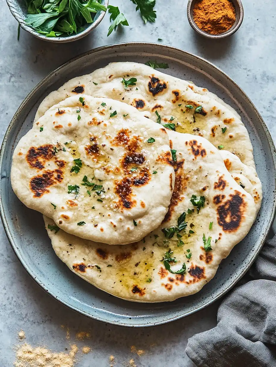 2-Zutaten-Naanbrot – Ohne Hefe!