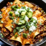 Beef Skillet Enchiladas